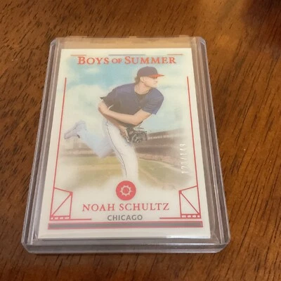 2024 Panini Boys of Summer - Red #47 Noah Schultz /149 (RC) - Image 1 of 2
