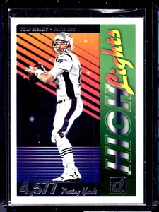2018 Donruss Highlights #H-7 Tom Brady New Englad Patriots - Picture 1 of 2