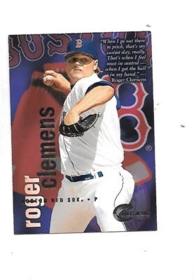 Roger Clemens 1996 Skybox Circa'96 Baseball Card #10 Boston Red Sox - Image 1 of 2