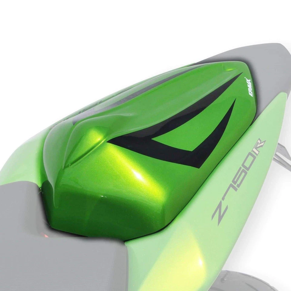 Capucha de asiento Ermax verde metálico (verde caramelo lima) Kawasaki Z 750 R 2011-2012 Foto 1 de 2