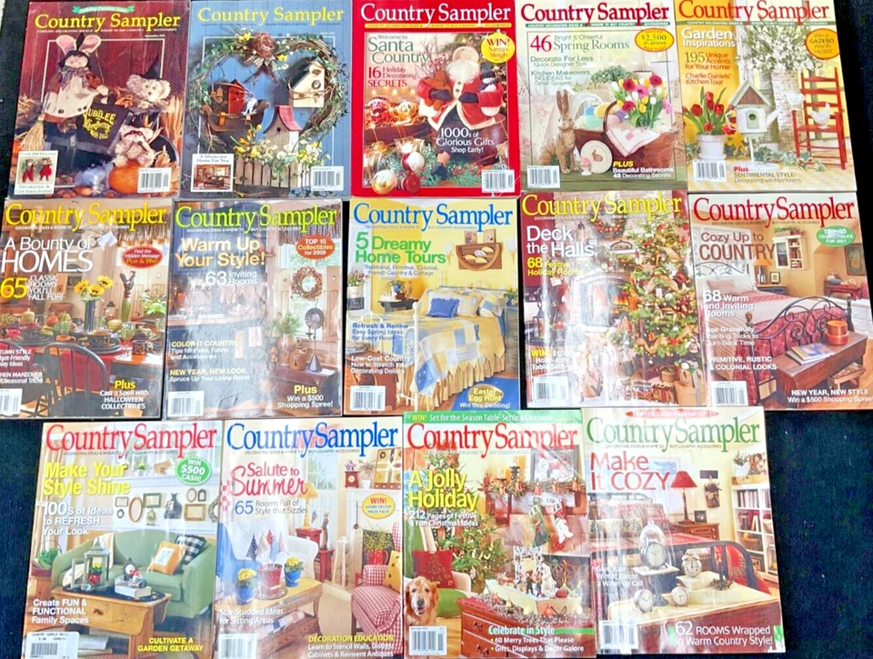 COUNTRY SAMPLER MAGAZINES- MANY CHOICES - Image 1 of 1