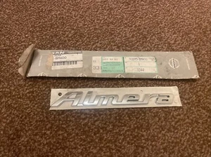 Nissan Almera 2000-2006 Rear Emblem Decal 90895-BM400 New Old Stock - Picture 1 of 4
