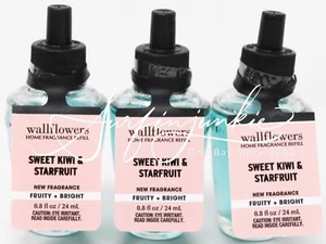 Bath & Body Works Wallflower Plug In Bombilla Recarga Dulce Kiwi y Starfruit 3 Piezas - Imagen 1 de 1