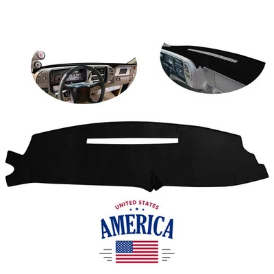For Chevy Suburban Tahoe 1997-99 Dashmat Dash Board Cover Dashboard Mat Black Foto 1 de 4