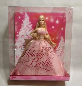 Holiday Barbie 50th Anniversary Collector Doll 2009 Mattel Pink Shimmer Gown - Picture 1 of 10