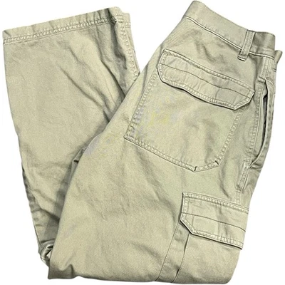 Y2K Bugle Boy Convertible Cargo Pants 32x30 Zip Off Shorts Khaki  - Image 1 of 4