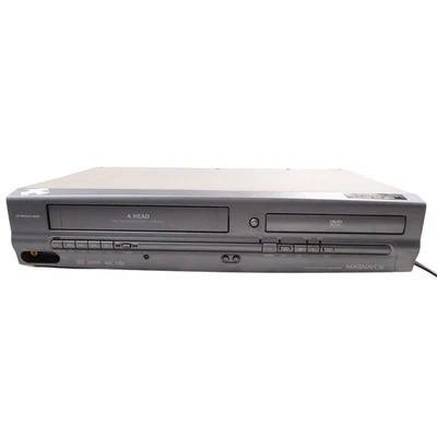 COMO ESTÁ Magnavox Grabadora de DVD VCR Combo Reproductor Hi-Fi VHS DVD - NO FUNCIONA Foto 1 de 4