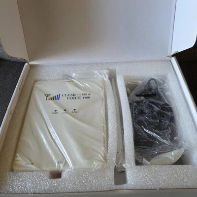 NEW Clear Voice 850 & 1900 Dual Band Mobile Cellular Booster Kit P/N: IT-109J001 - Image 1 of 3