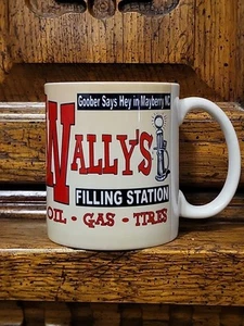 Wally's Goober Says Hey Floyd's Barber Shop Mug Mayberry NC - Picture 1 of 5