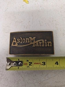 Rare Vintage Aston Martin Brass Belt Buckle - Picture 1 of 2