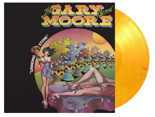 THE GARY MOORE BAND - Grinding Stone 2023 Dutch 180 Gram Flaming Vinyl LP New - Image 1 of 1