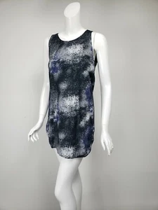 Vestido MARC MARC JACOBS gris marino blanco estampado moteado algodón camiseta talla XS - Imagen 1 de 4