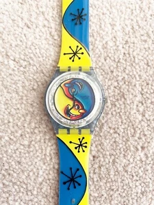 Kenny Scharf Tie & Swatch Watch Tie-him - Picture 1 of 12