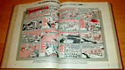 RARE Look Magazine Bound Jan - June 1940 Superman VS. Hitler & Stalin Comic WWII