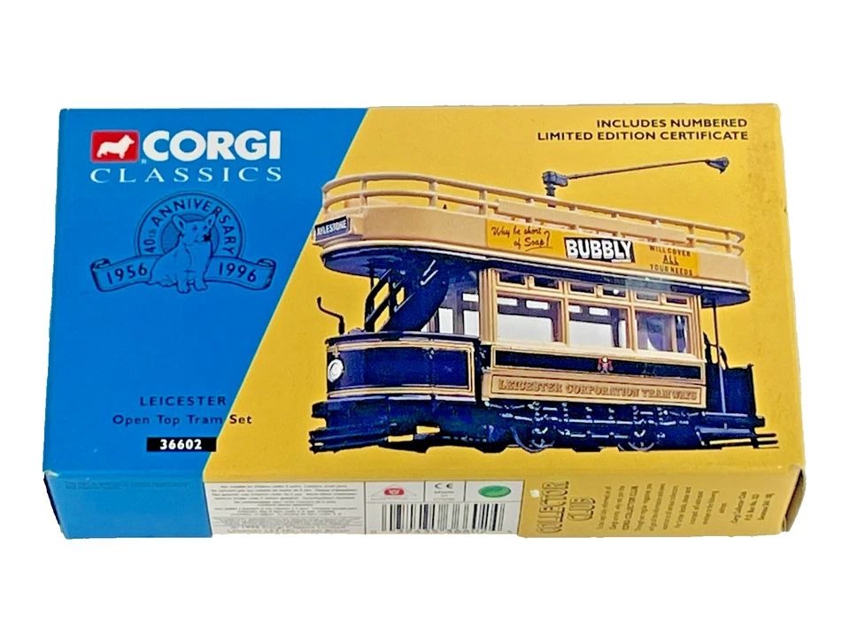 Corgi Classics 36602 Open Top Tram Set - Leicester - New & Boxed - Image 1 of 1