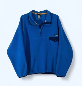 Patagonia Men's Pullover Synchilla Fleece XL Blue Plz Read - Picture 1 of 6