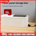 Large Plug-in Board Cable Storage Box WiFi Router Bracket for Home (13cm White)