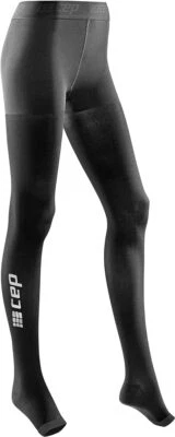 Cep Women's Black Recovery PRO Compression Tights Open Toe Pick Size - Image 1 of 3
