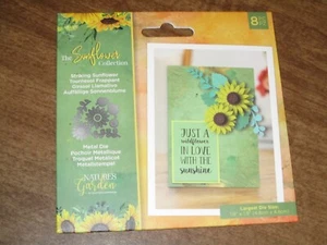 CRAFTERS COMPANION METAL DIE STRIKING SUNFLOWER 1.9'' X 1.9'' - Picture 1 of 1