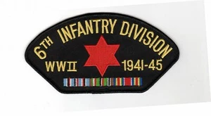 6th Infantry Division WWII Hat Patch - Picture 1 of 1