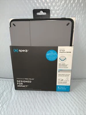 Speck  Presidio Pro Folio Case for Apple® iPad® Pro 11 Gray Slate Gray - Image 1 of 4