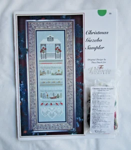 The Victoria Sampler Christmas Gazebo Sampler Hardanger & Accessory Pack - Picture 1 of 6