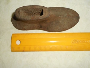 Antikes Gusseisen Schuster Schuhform kleines Kindergröße Reparaturwerkzeug um 1900 - Bild 1 von 12