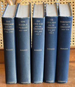Set Of 5 The American History Series Books Charles Scribner's Sons 1901-1910 - Picture 1 of 4