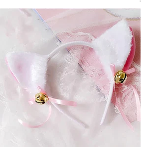 UK Kawaii Cat Ears Headband Halloween Costume Cosplay Cute Accessories Kids Gift - Picture 1 of 7