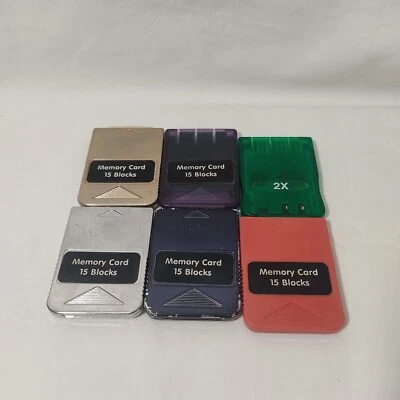 Lotto SONY PS1 MEMORY CARD COMPATIBILI E FUNZIONANTI - Immagine 1 di 4