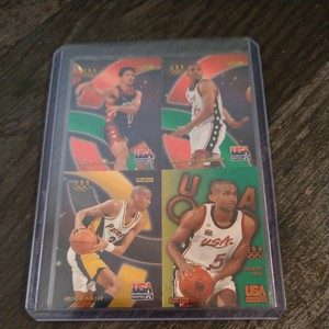 1996 Skybox USA Quads John Stockton Anfernee Hardaway Reggie Miller Grant Hill 