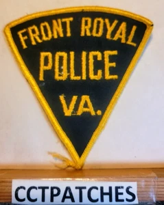 FRONT ROYAL, VIRGINIA POLICE SHOULDER PATCH VA - Picture 1 of 2
