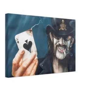 Lemmy Kilmister Canvas Print NEW - Picture 1 of 2