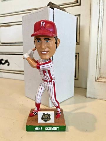 ULTRA RARE ~ Mike Schmidt 2016 Reading Phillies 50th ANNIVERSARY Bobblehead SGA Cover