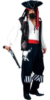 Mens Pirate Captain Costume - Image 1 of 2