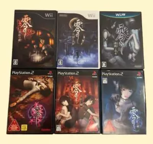 Fatal Frame Zero 1 2 3 Mask Crimson Maiden set Lot 6 PS2 Wii WiiU Japan Ver. - Picture 1 of 2