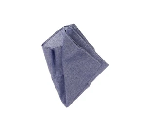 Original Penguin Mens Blue 100% Cotton Pocket Square 140032 - Picture 1 of 4