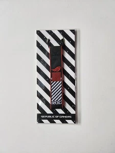 Neu versiegelt Asus ROG Republic of Gamers Schlüsselanhänger rot schwarz Etikett Schlüsselanhänger Keying 2 - Bild 1 von 2