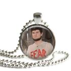 The Office Mose Schrute 1 Inch Silver Plated Pendant Necklace Handmade