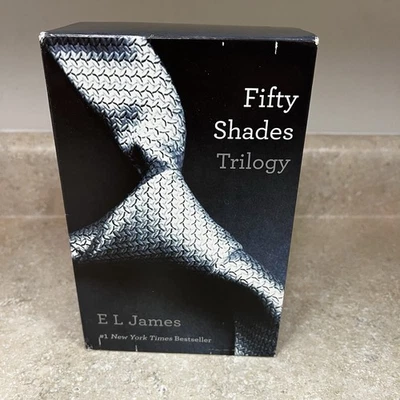Fifty Shades of Grey Trilogy E.L James 3 Books Box Set Paperback - Image 1 of 4