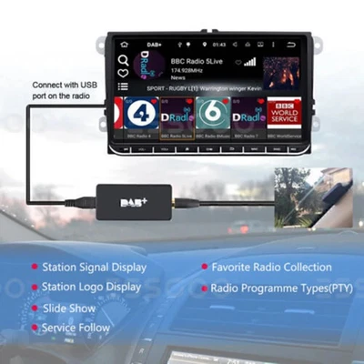 DAB+ Auto-Adapter USB-DAB+ Box für Autoradio – Plug & Play - Bild 1 von 4