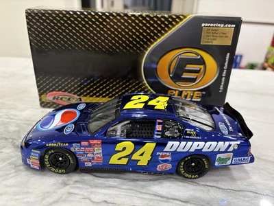 Jeff Gordon 2001 Pepsi Color Cromo DuPont Elite Nascar 1/24 Diecast Acción #24 Foto 1 de 4