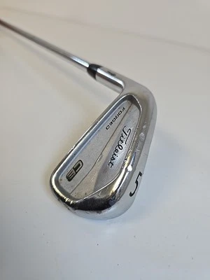 Left Hand TItleist 718 Forged CB 5 iron Project X Stiff Flex Steel Shaft TST8016 - Image 1 of 4