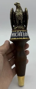 Vintage Holz Michelob Bier Zapfhahn Griff mit Harz Adler 9" - Bild 1 von 3