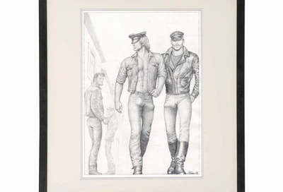 Tom de Finlandia retrato muscular homoerótico dibujo masculino Touko Laaksonen gay desnudo Foto 1 de 4