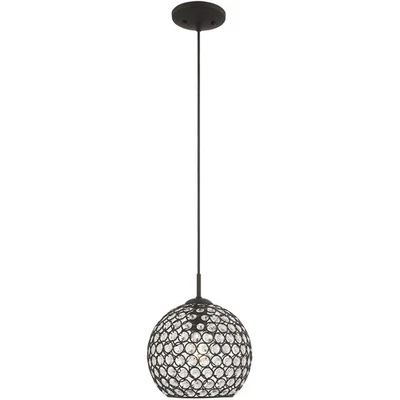 Livex Lighting 40440-04 Cassandra Mini Pendant Black - Image 1 of 4