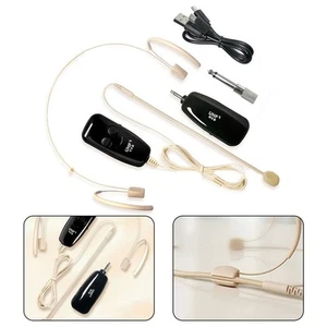 Nagelneu Musikinstrumente Sender Handmikrofon Unsichtbares UHF Headset - Bild 1 von 12