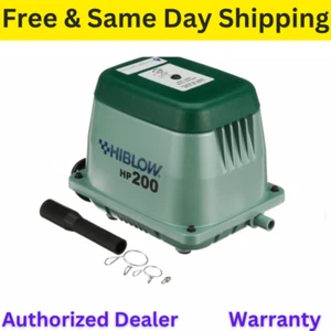 HIBLOW HP-200 Pond Aerator/Septic Linear Diaphragm Air Pump | 2 Year Warranty - Picture 1 of 10