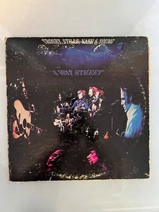 CROSBY STILLS NASH YOUNG 4 WAY STREET 1971 FOLK 2XLP VINYL ALBUM & RARE INSERT - Picture 1 of 10