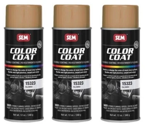 SEM Color Coat Palomino Flexible Vinyl Spray Auto Paint SEM 15323 (3 Pack) - Picture 1 of 1